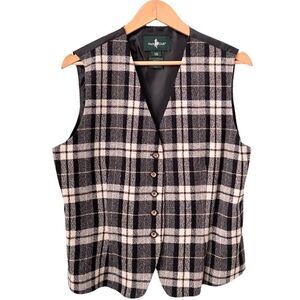 Vintage Hunt Club Plaid Vest in Men's Size 16